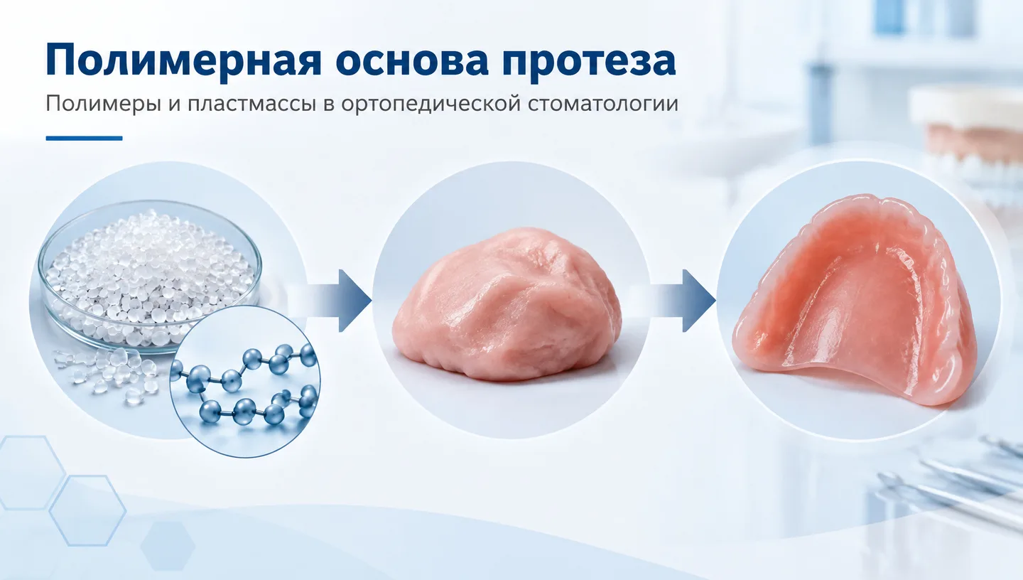 Первый слайд: Полимерная основа протеза