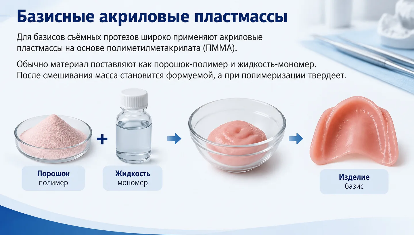 Базисные акриловые пластмассы