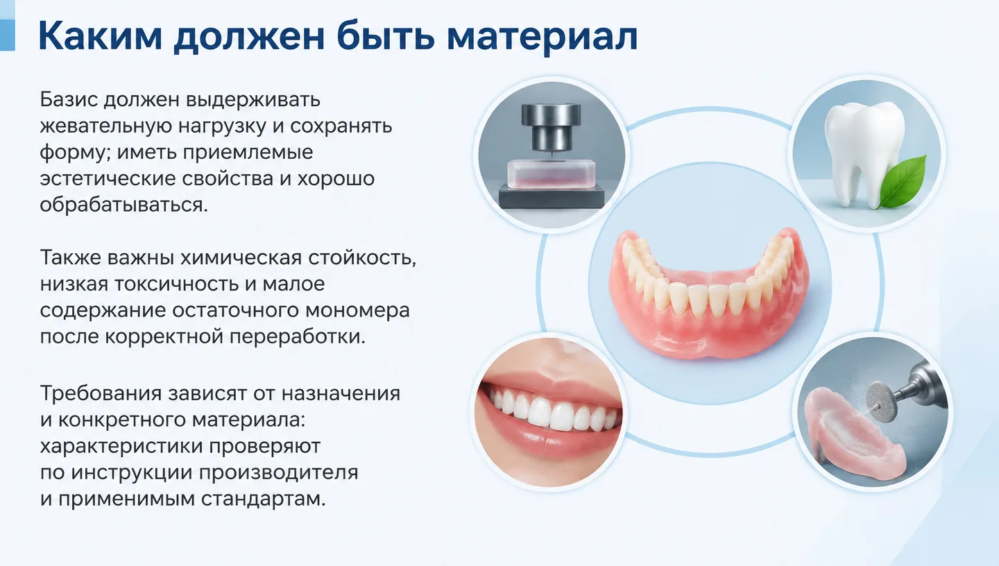 Каким должен быть материал