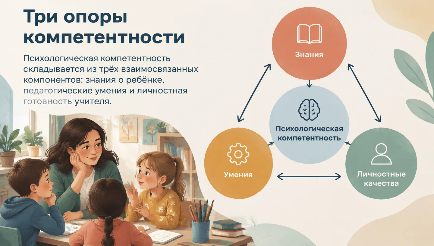 Три опоры компетентности