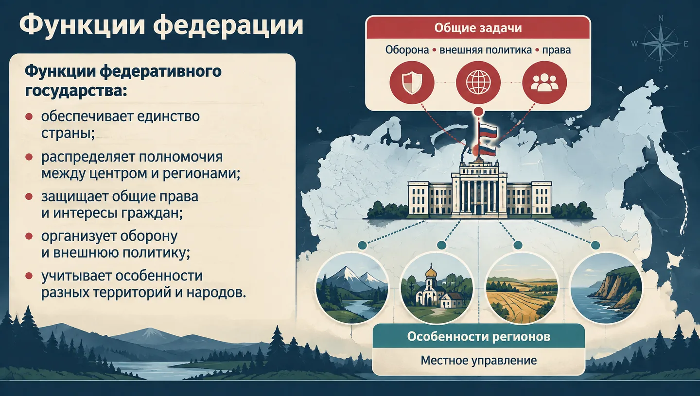 Функции федерации