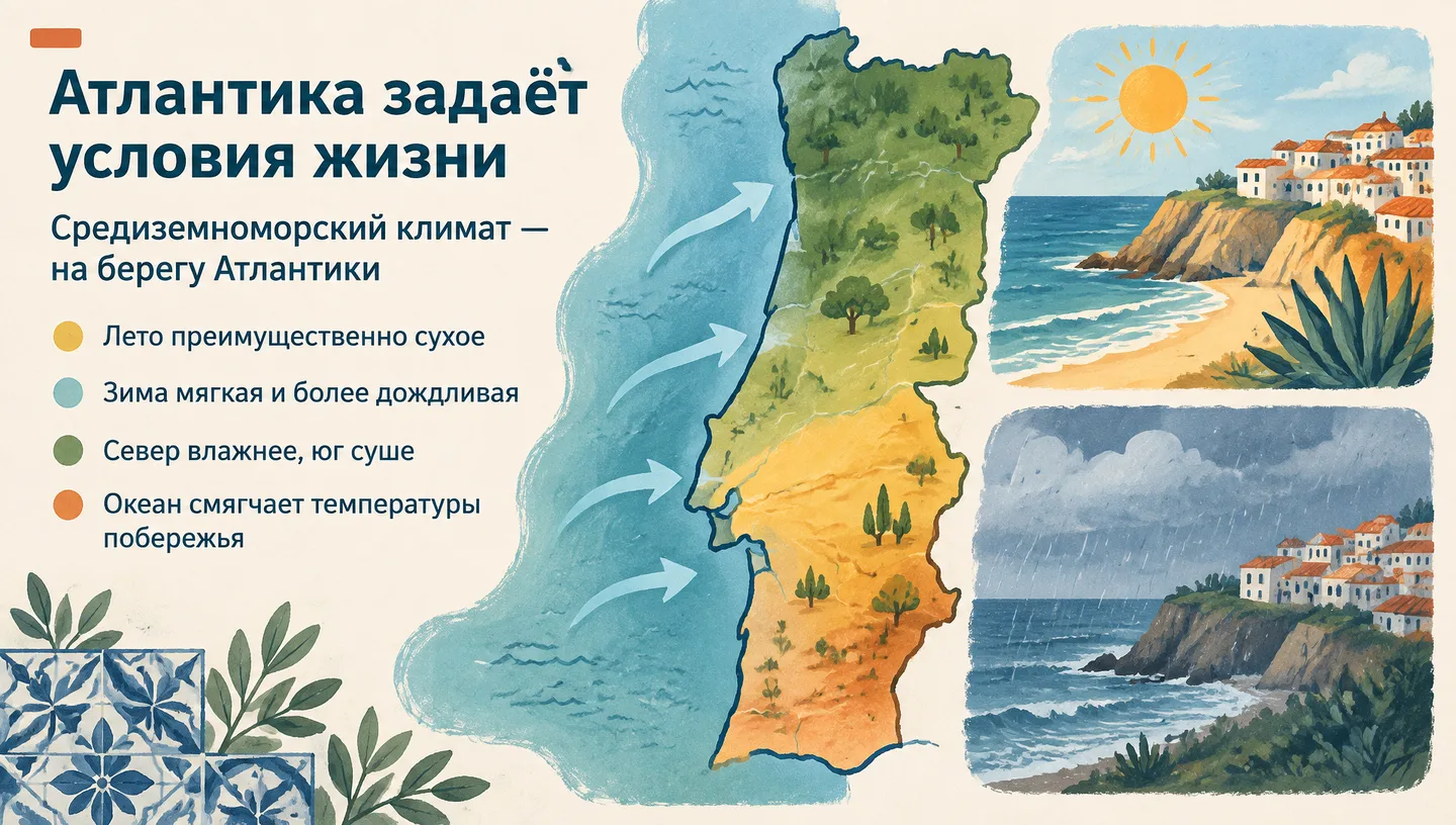 Атлантика задаёт условия жизни