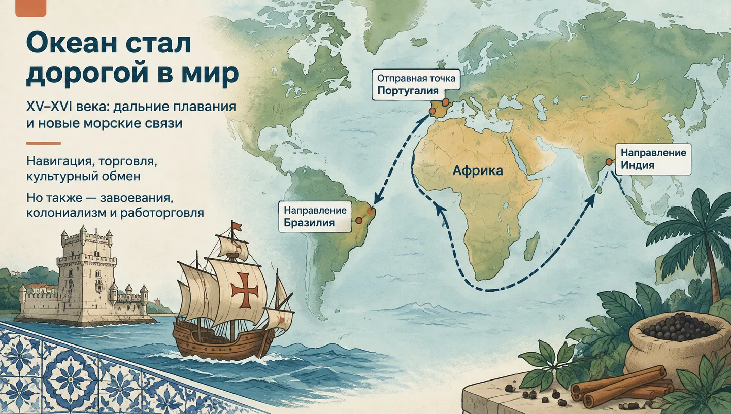 Океан стал дорогой в мир