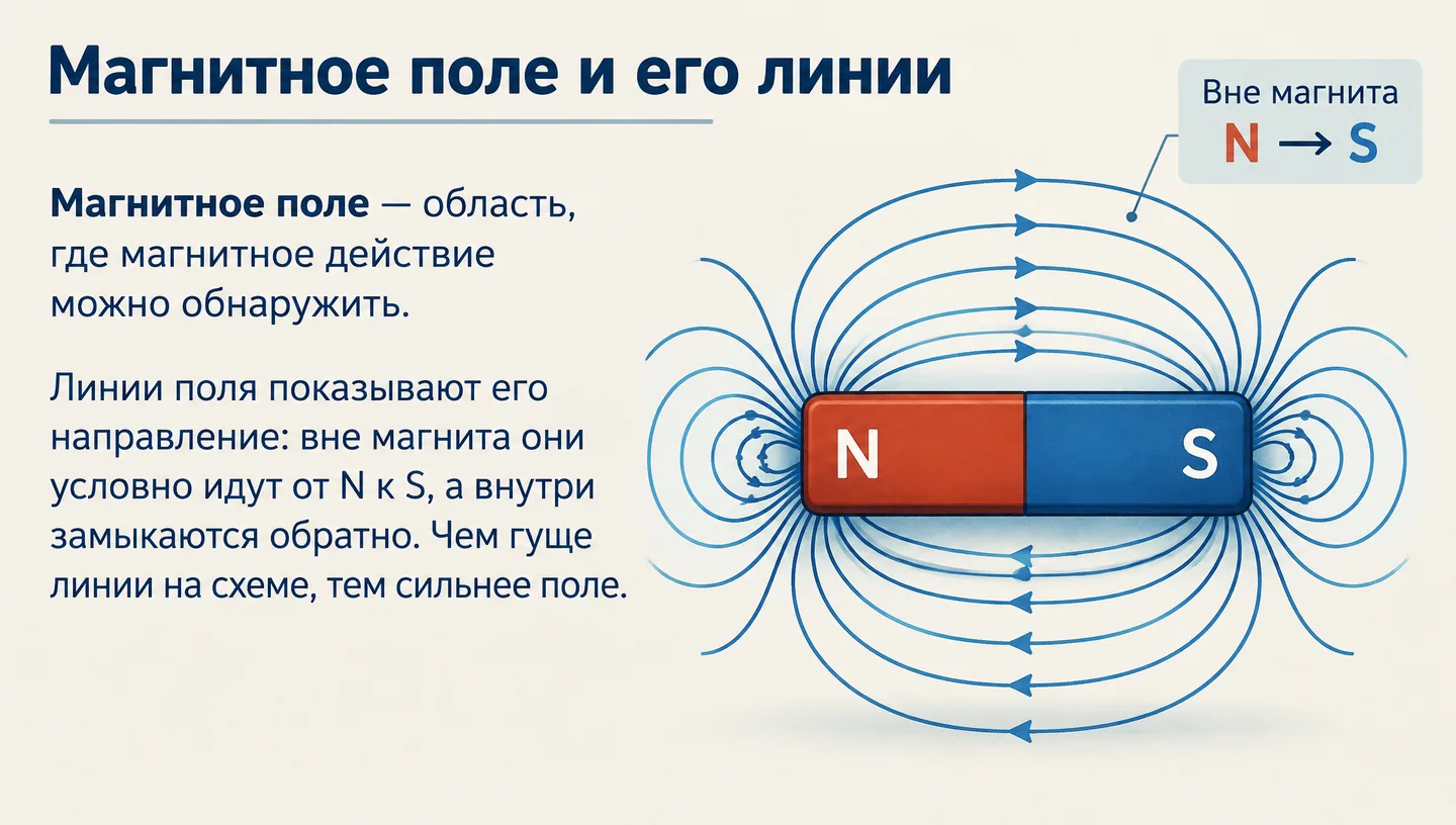 Магнитное поле и его линии