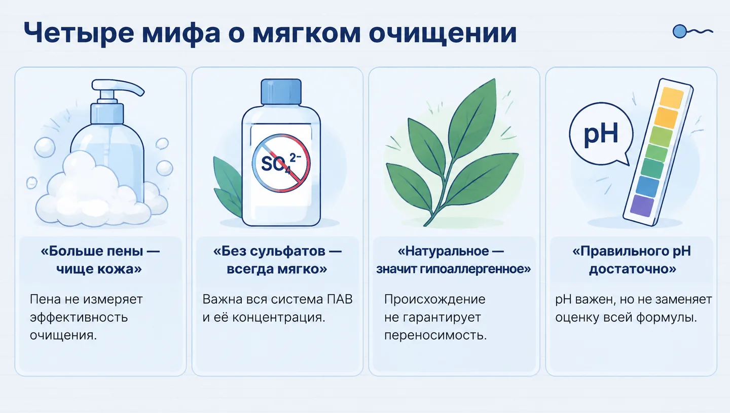 Четыре мифа о мягком очищении
