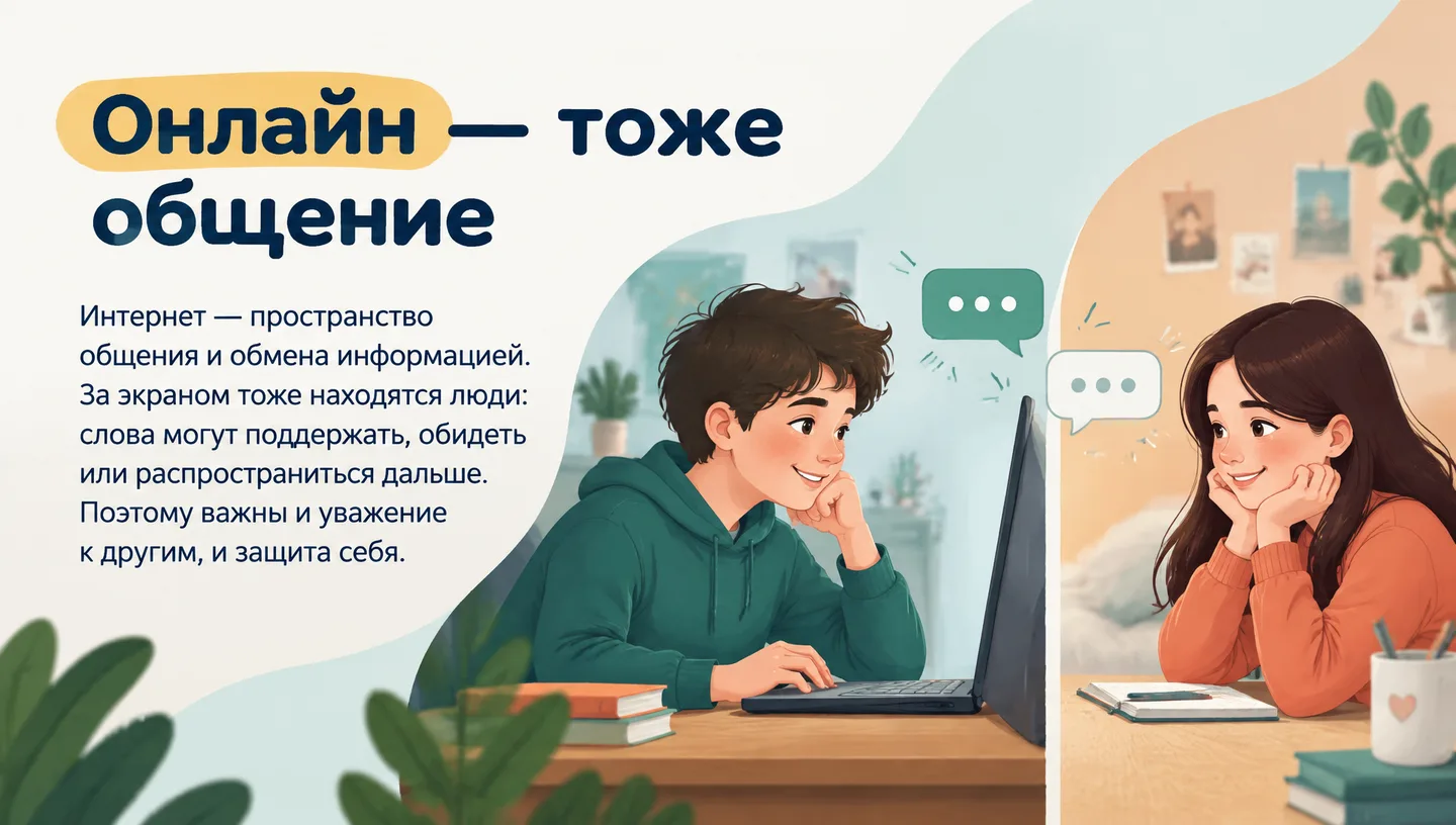 Онлайн — тоже общение