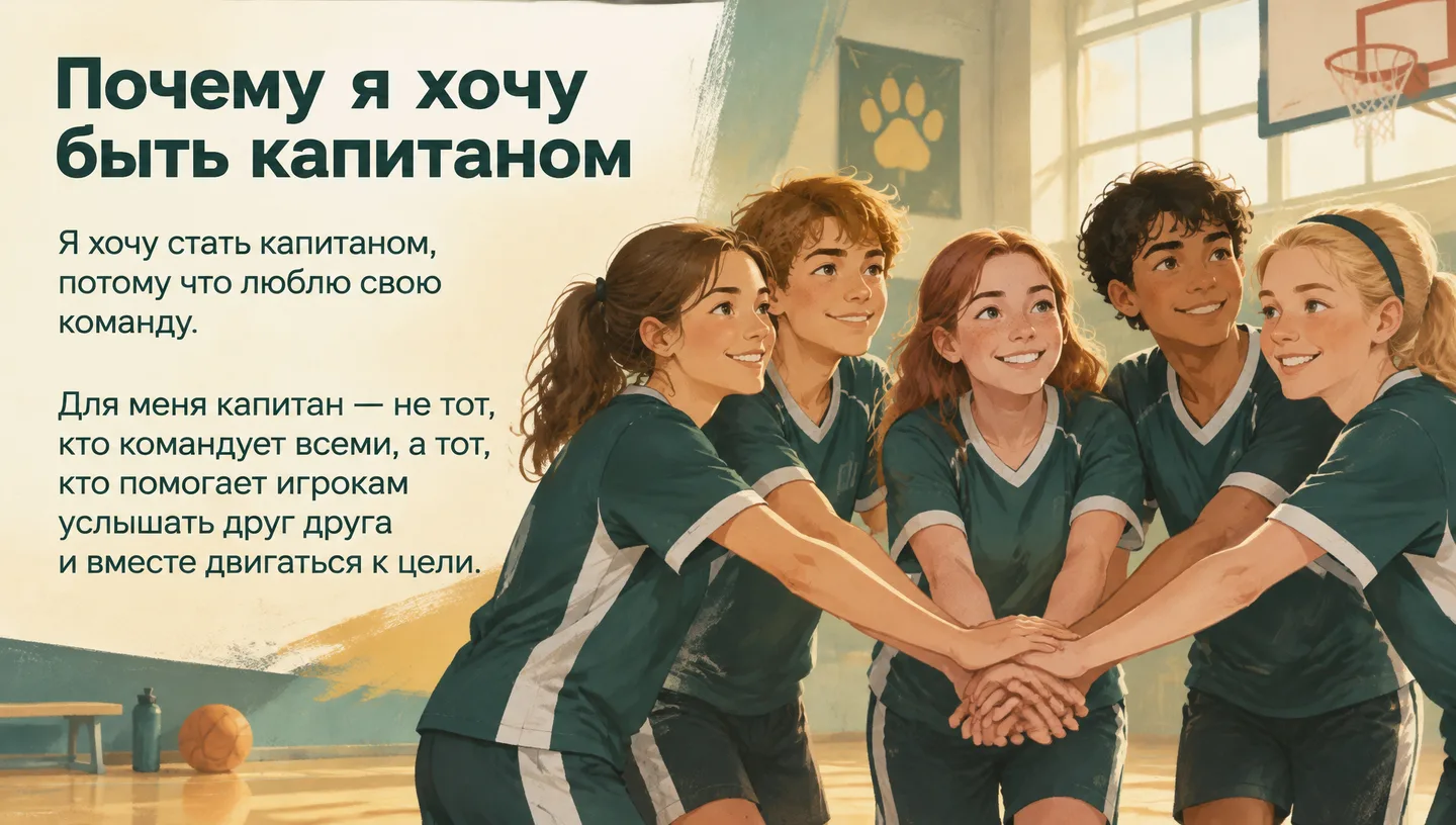 Почему я хочу быть капитаном