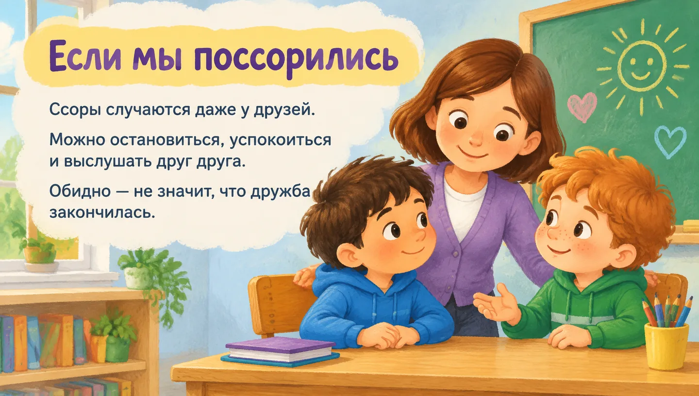 Если мы поссорились