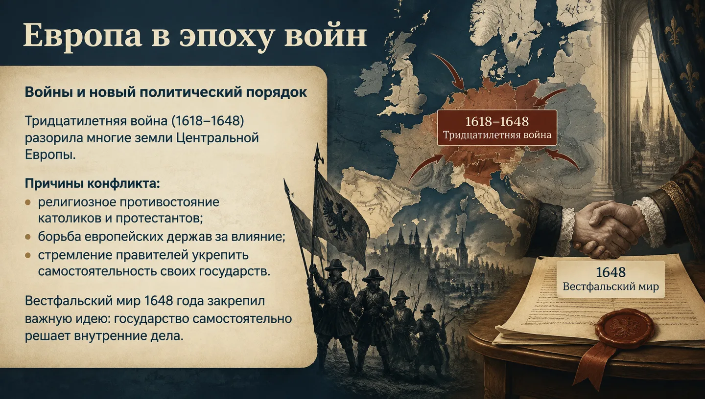 Европа в эпоху войн