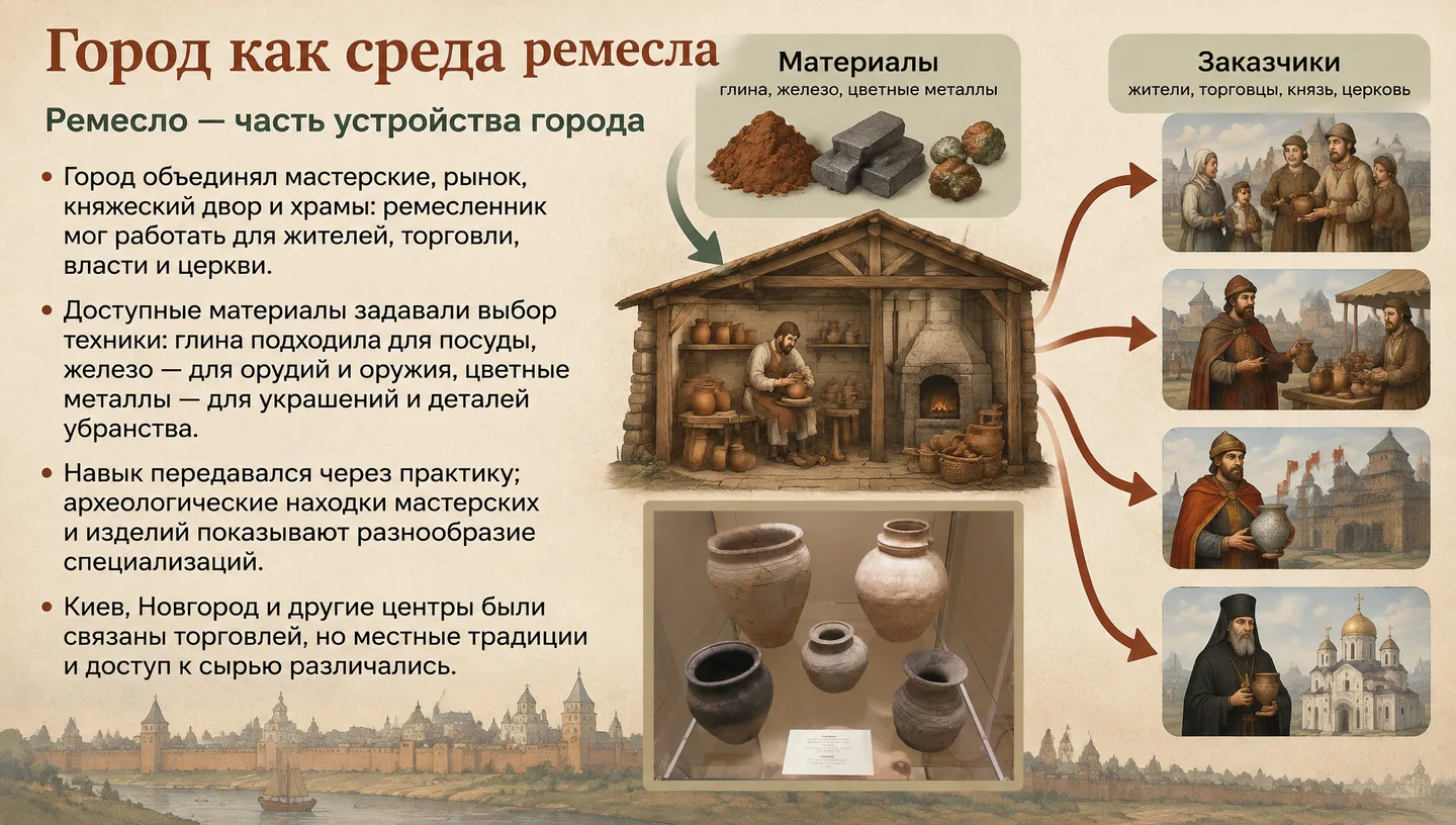 Город как среда ремесла