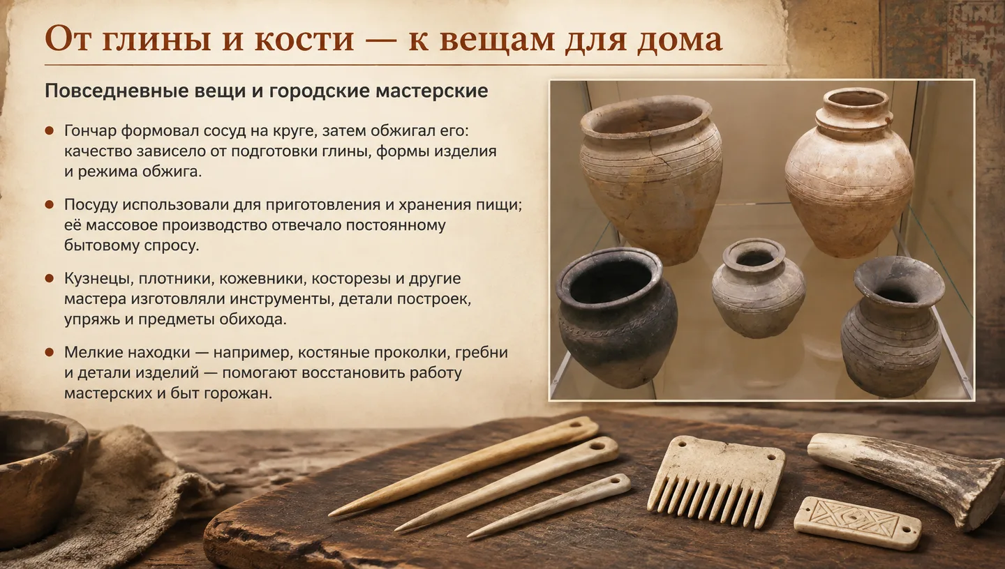 От глины и кости — к вещам для дома