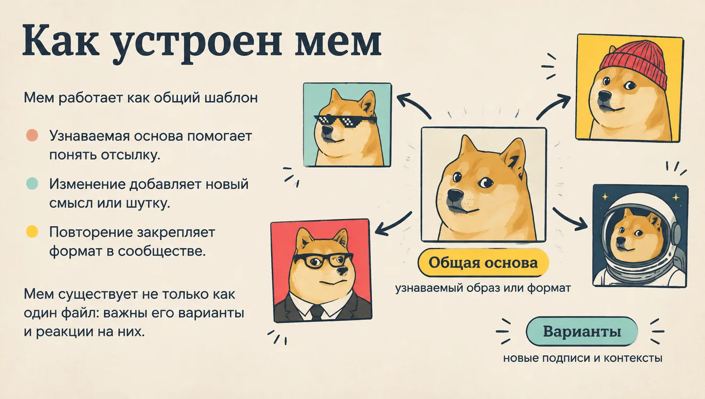 Как устроен мем