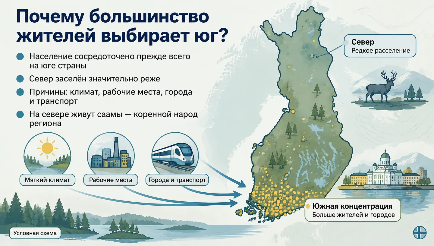Почему большинство жителей выбирает юг?