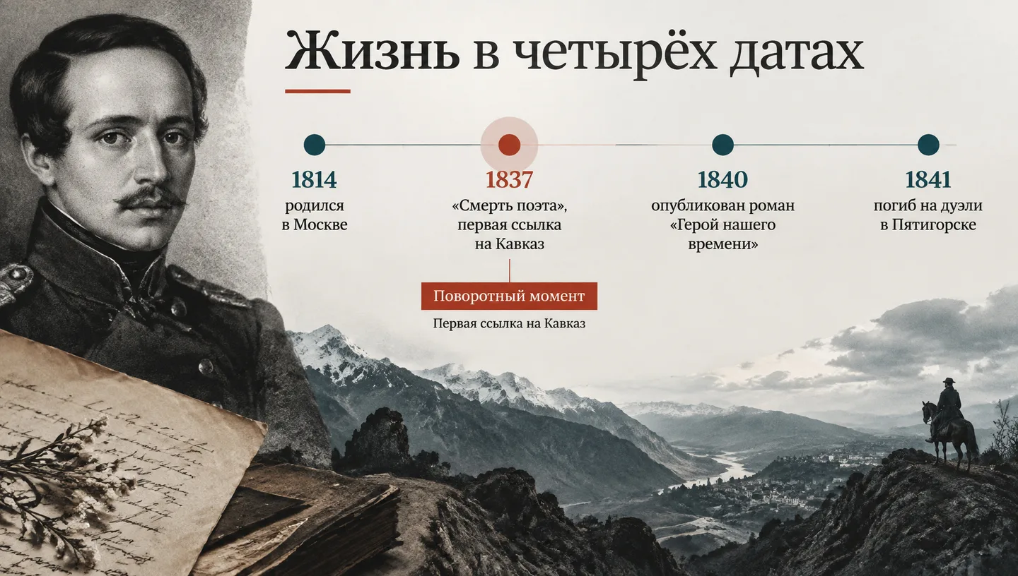Жизнь в четырёх датах