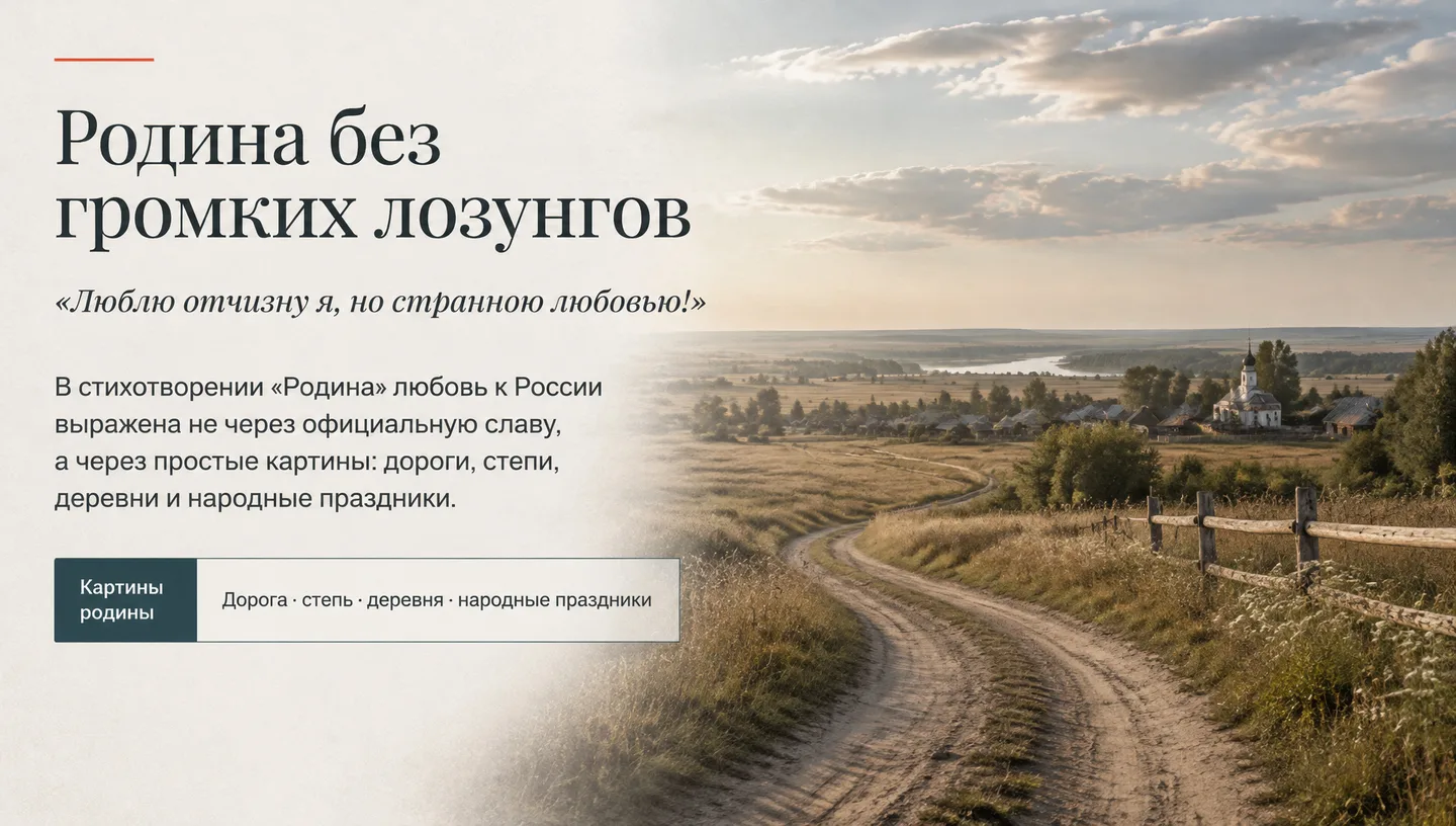Родина без громких лозунгов