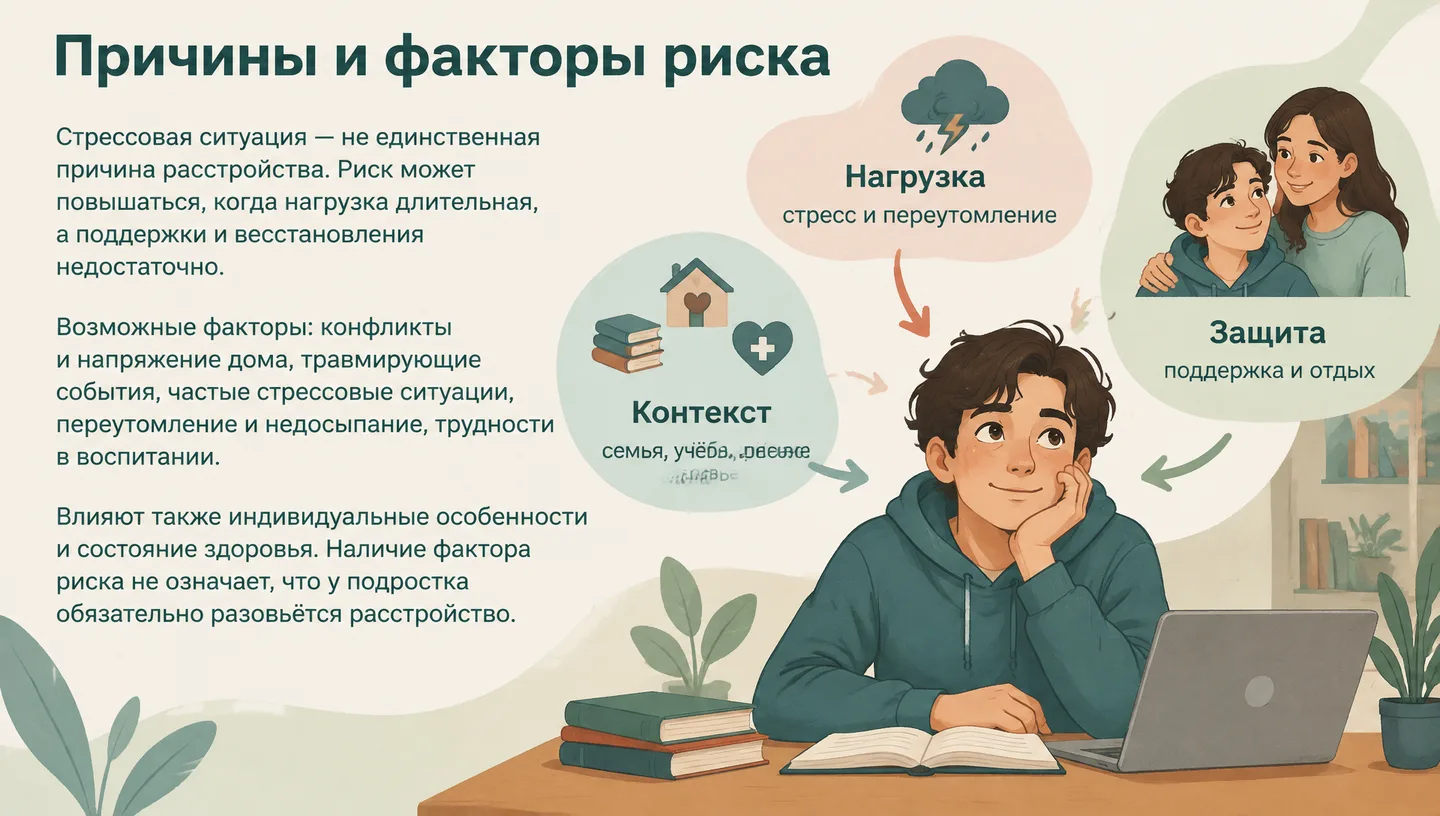 Причины и факторы риска
