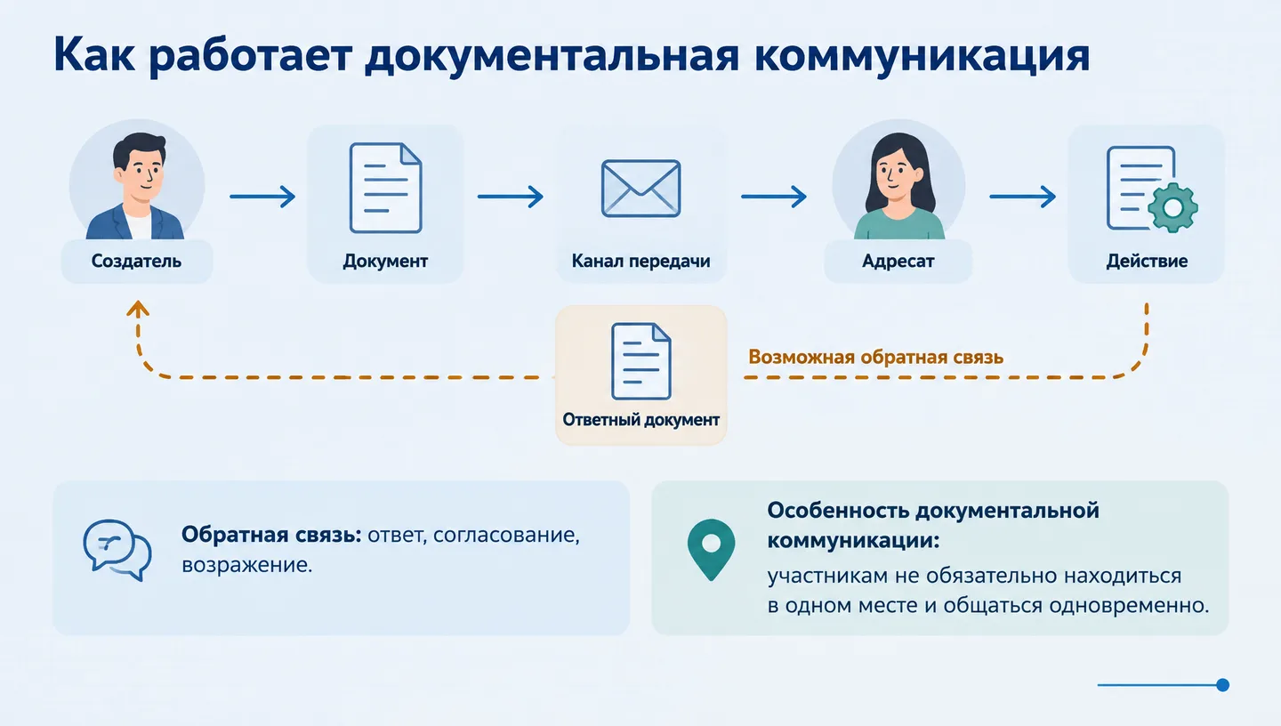 Как работает документальная коммуникация