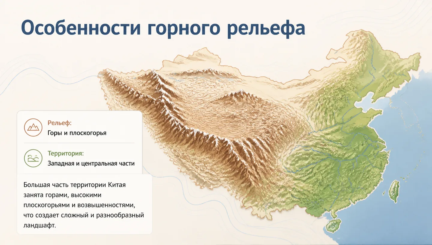 Особенности горного рельефа