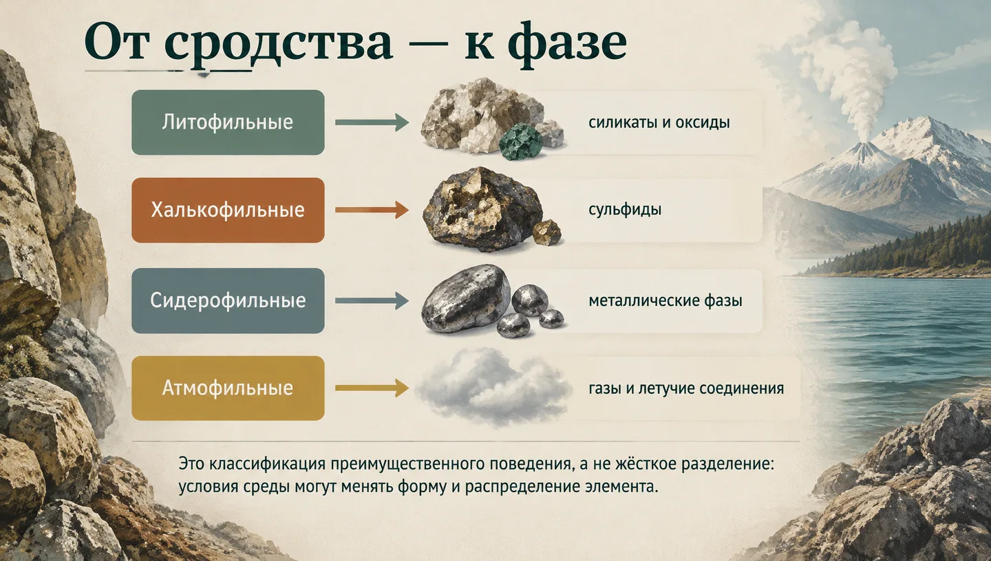От сродства — к фазе