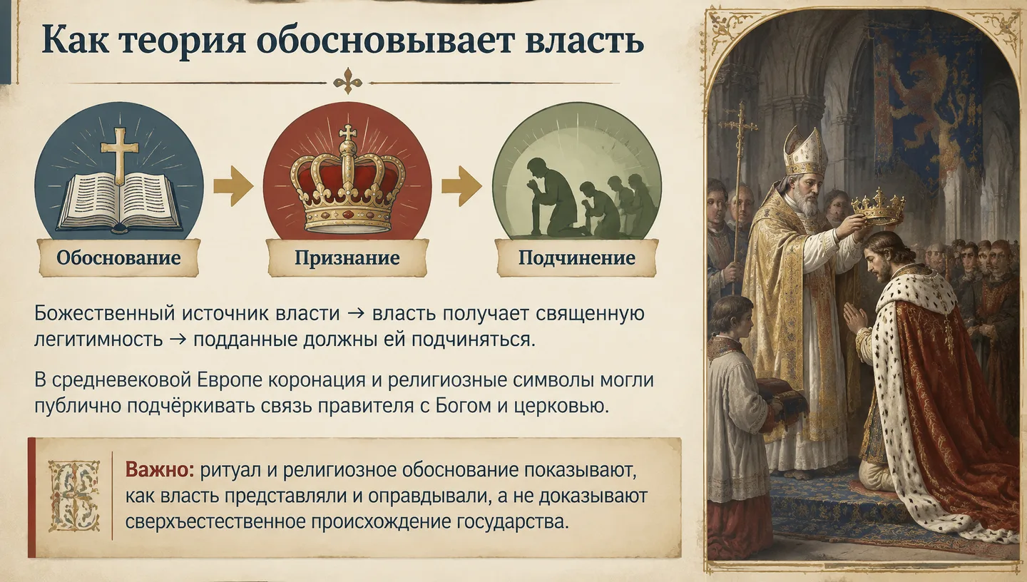 Как теория обосновывает власть