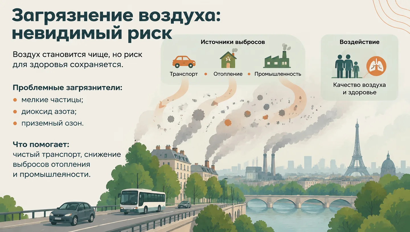 Загрязнение воздуха: невидимый риск