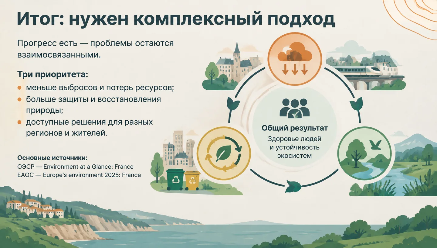 Итог: нужен комплексный подход