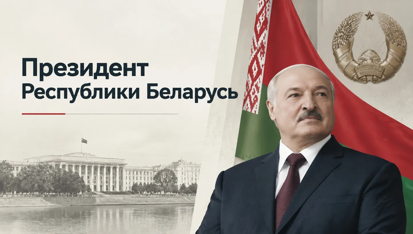 Первый слайд: Президент Республики Беларусь