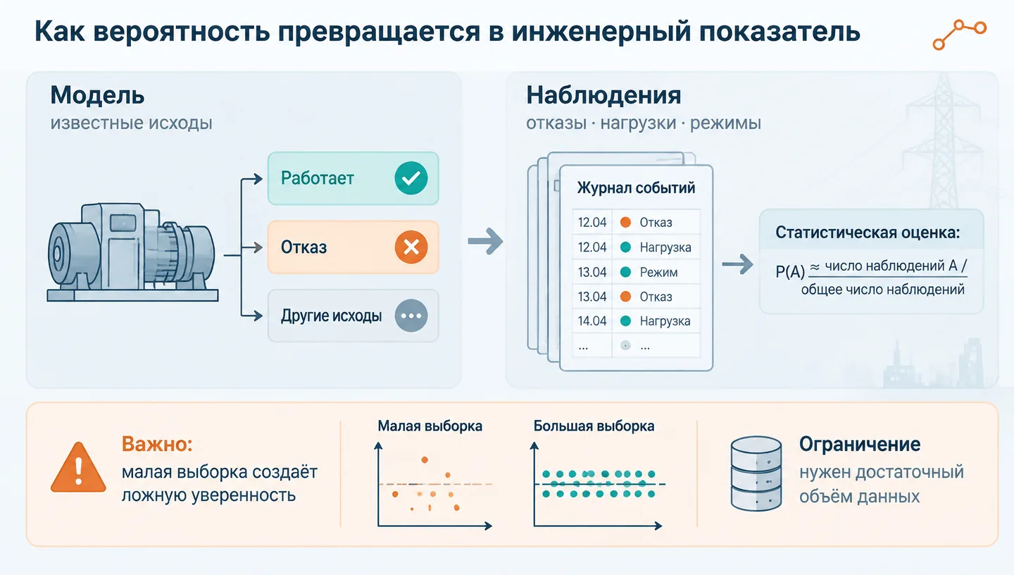 Как вероятность превращается в инженерный показатель
