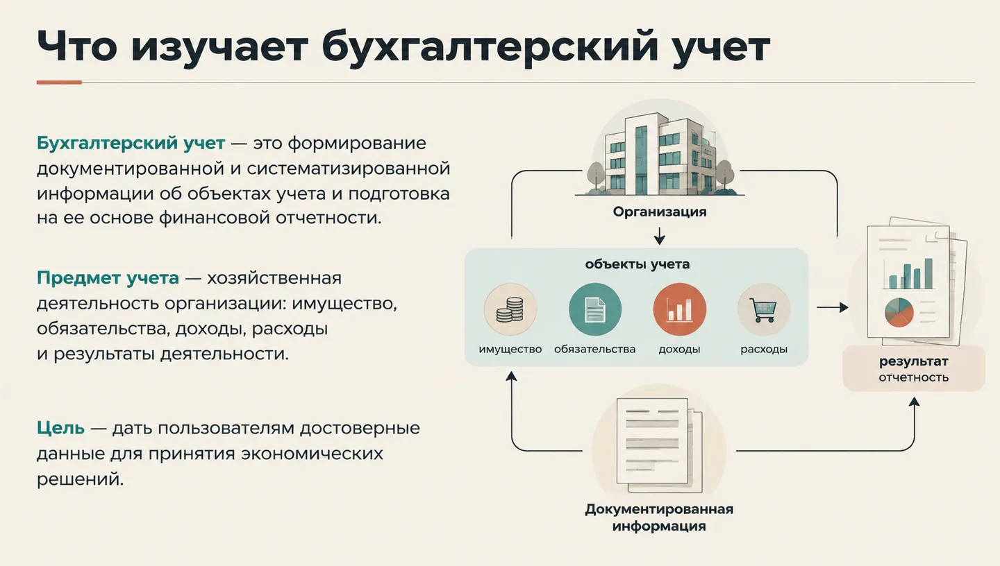 Что изучает бухгалтерский учет
