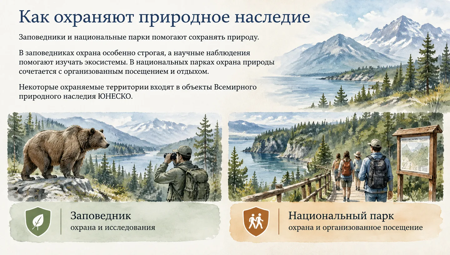 Как охраняют природное наследие