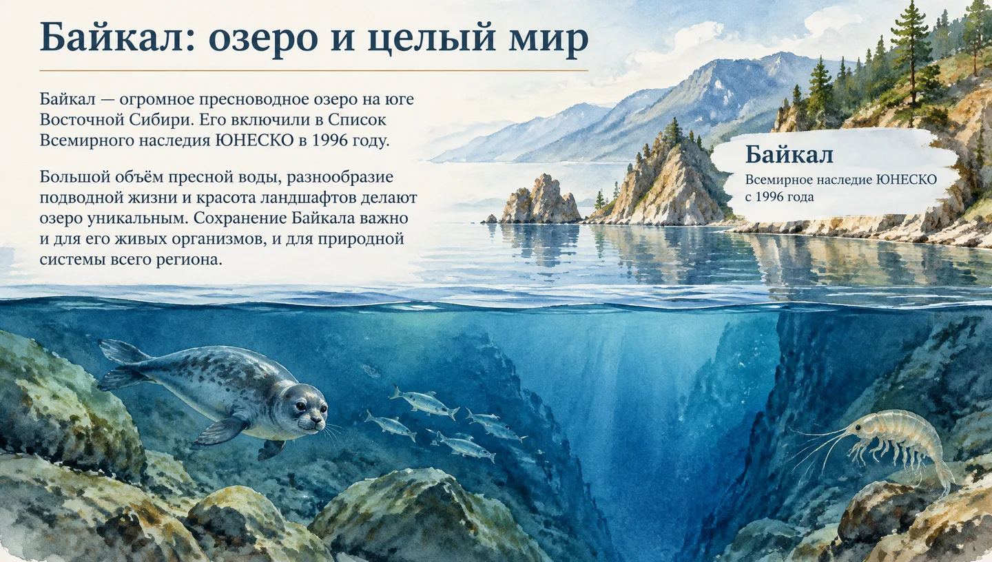 Байкал: озеро и целый мир
