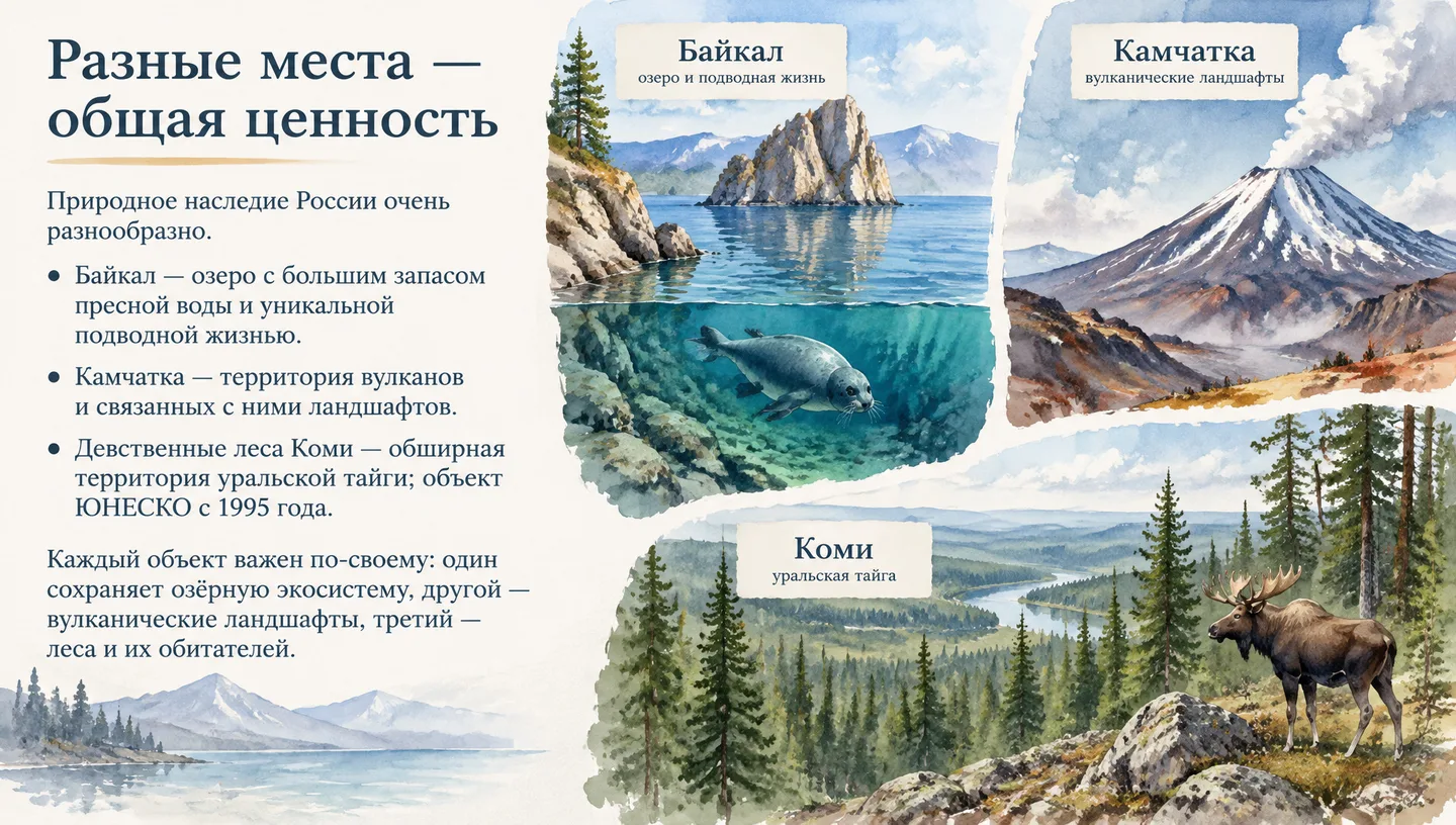 Разные места — общая ценность