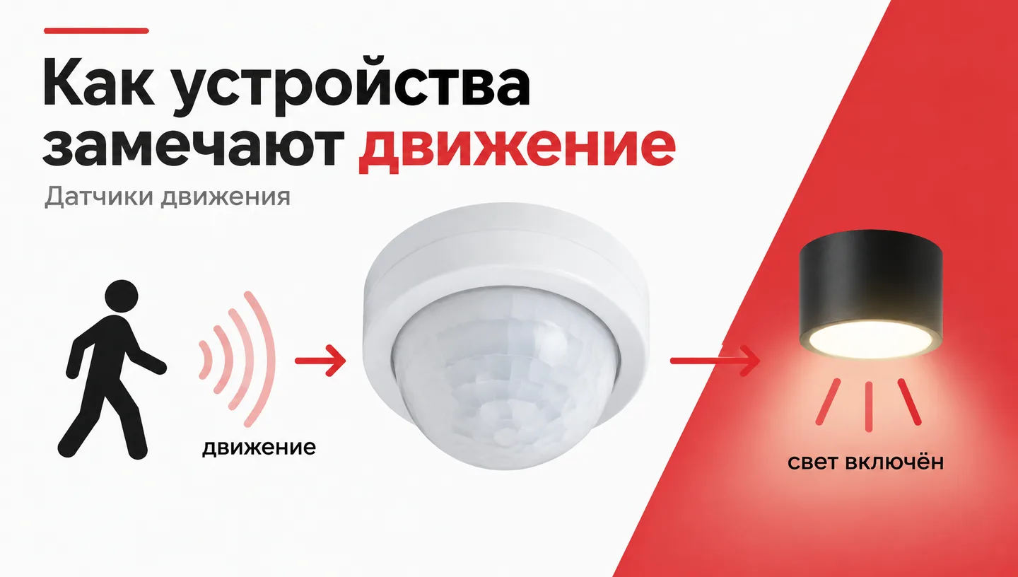 Первый слайд: Как устройства замечают движение