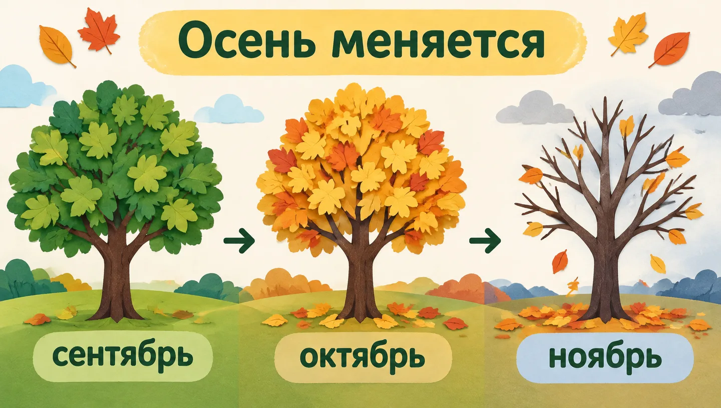 Осень меняется