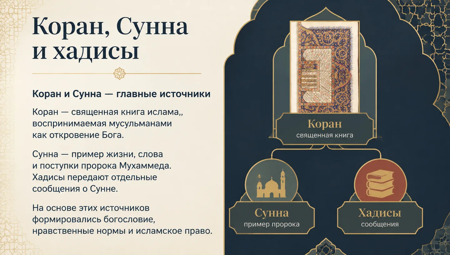 Коран, Сунна и хадисы