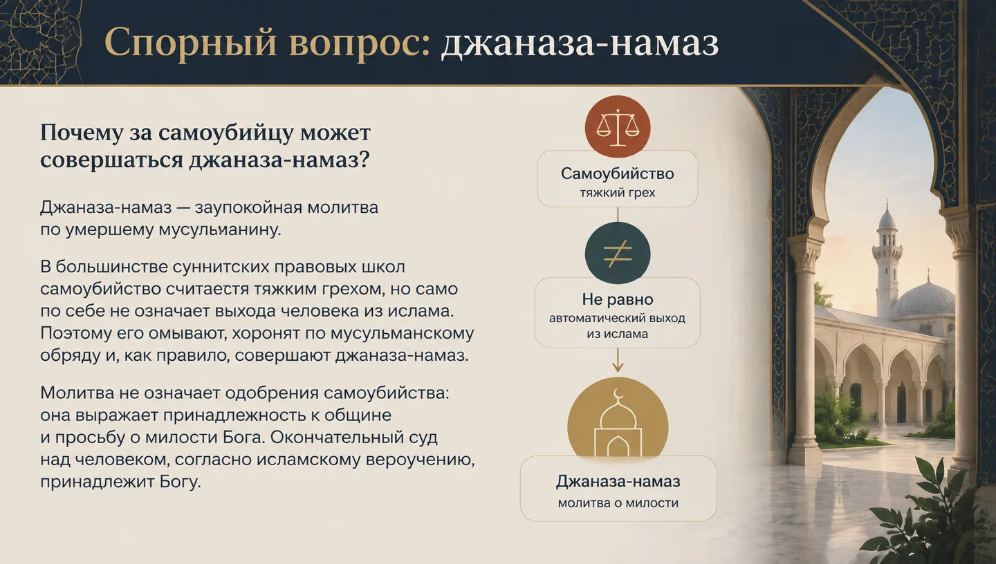 Спорный вопрос: джаназа-намаз
