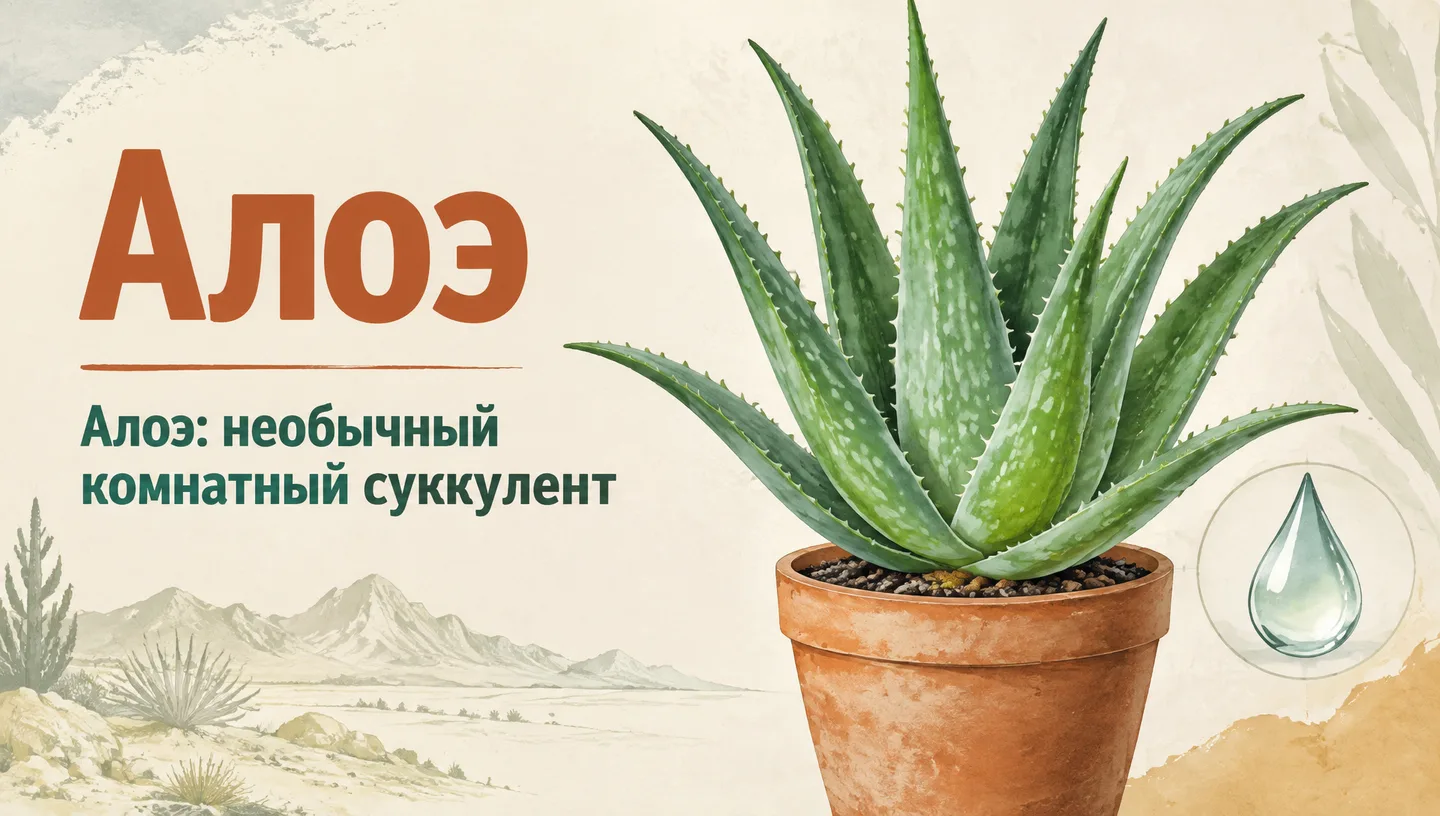 Первый слайд: Алоэ