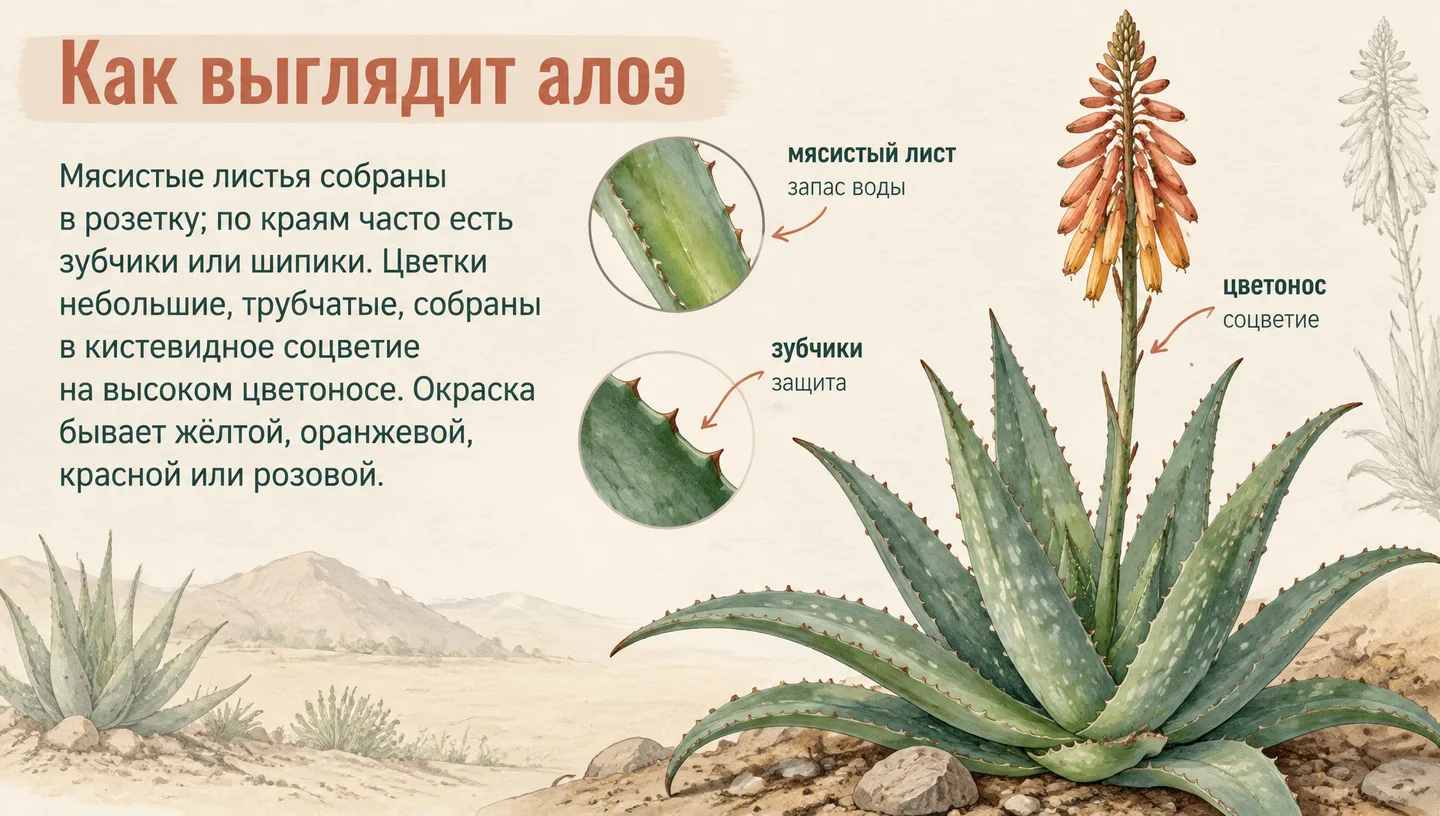 Как выглядит алоэ