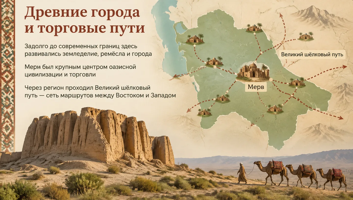 Древние города и торговые пути