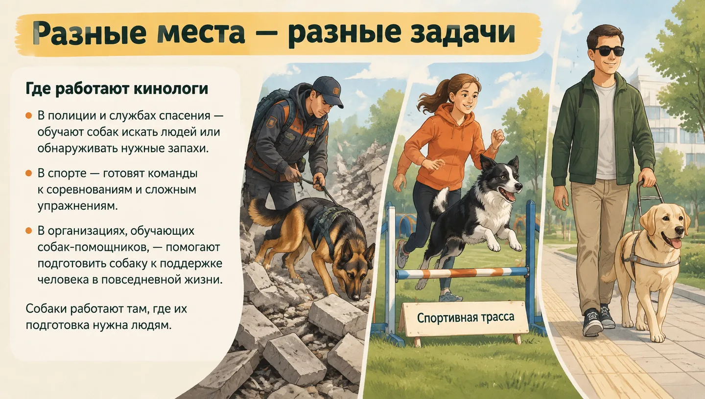 Разные места — разные задачи