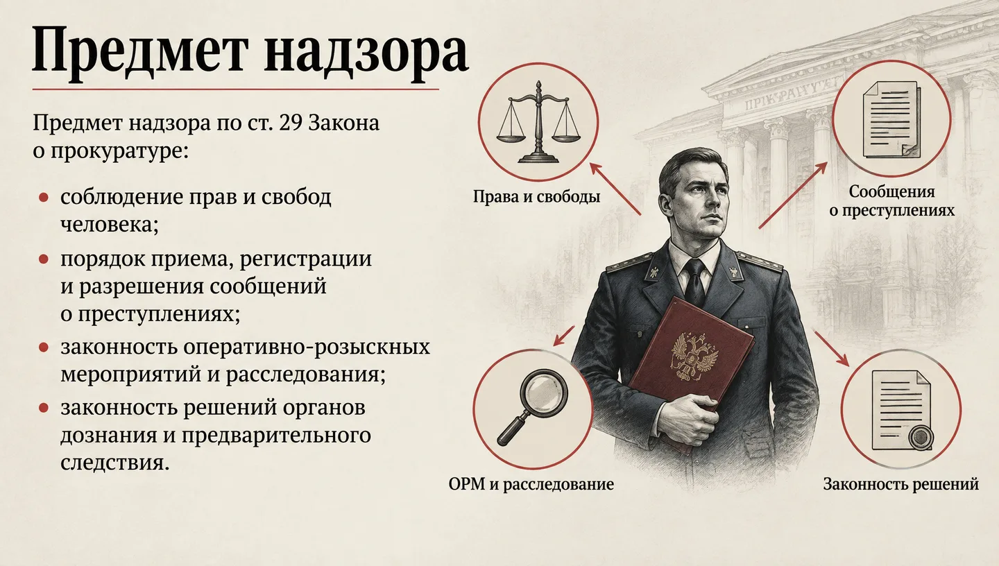 Предмет надзора