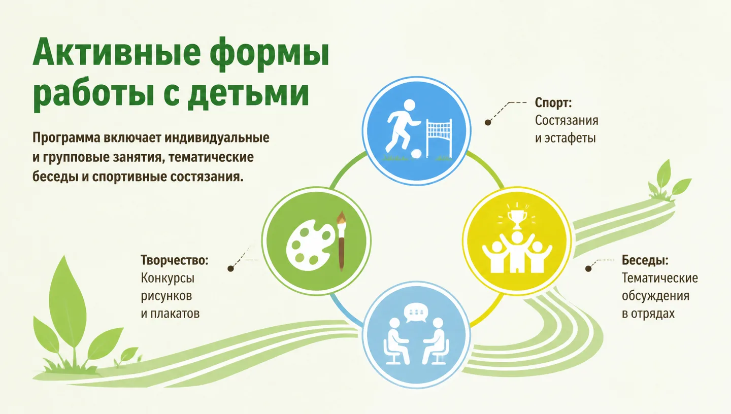 Активные формы работы с детьми