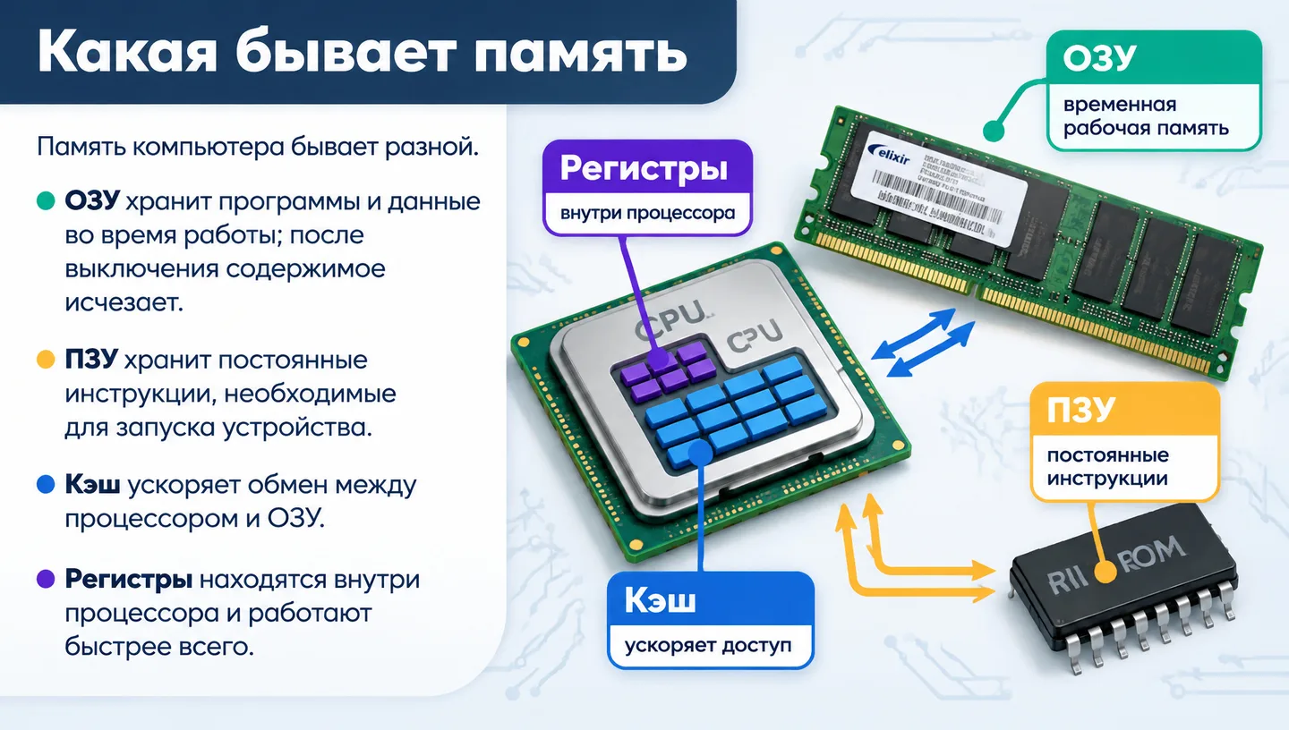 Какая бывает память