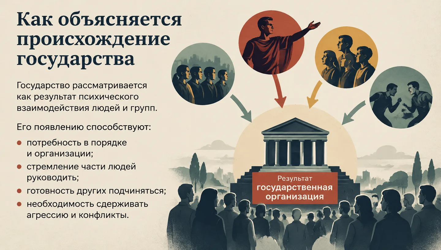 Как объясняется происхождение государства