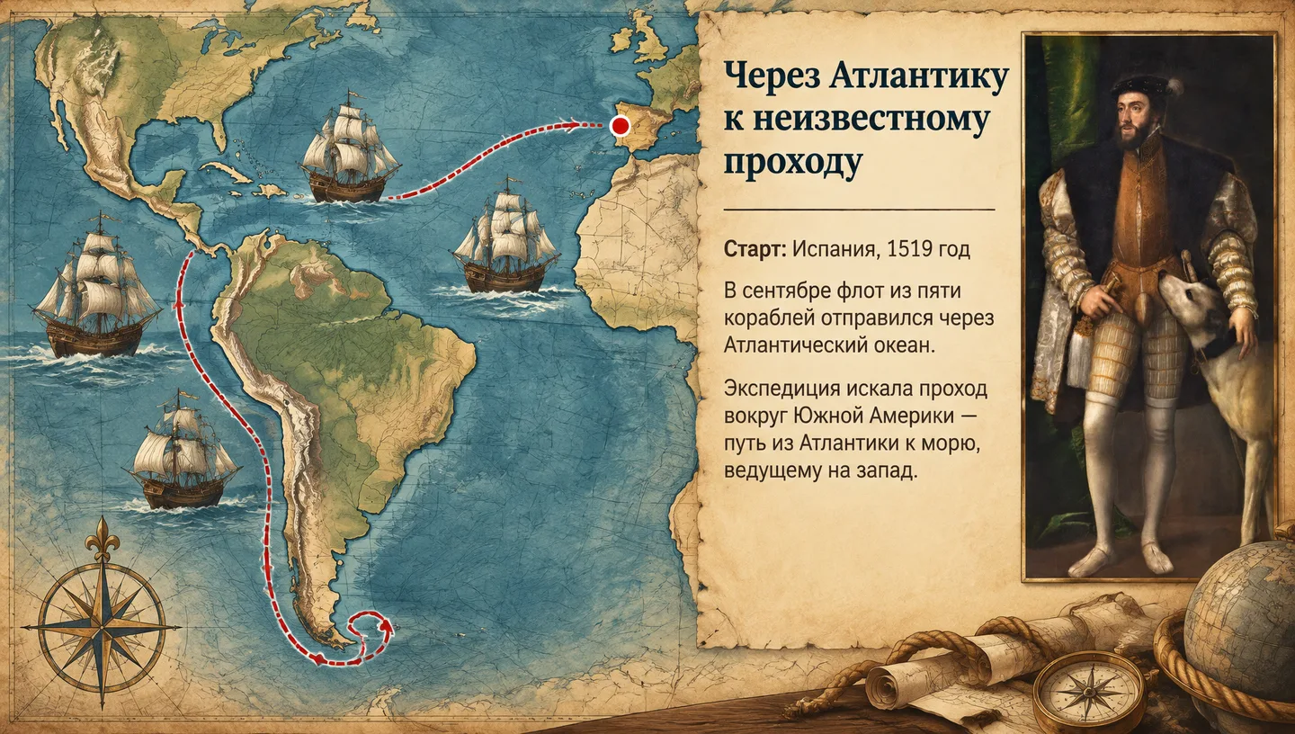 Через Атлантику к неизвестному проходу