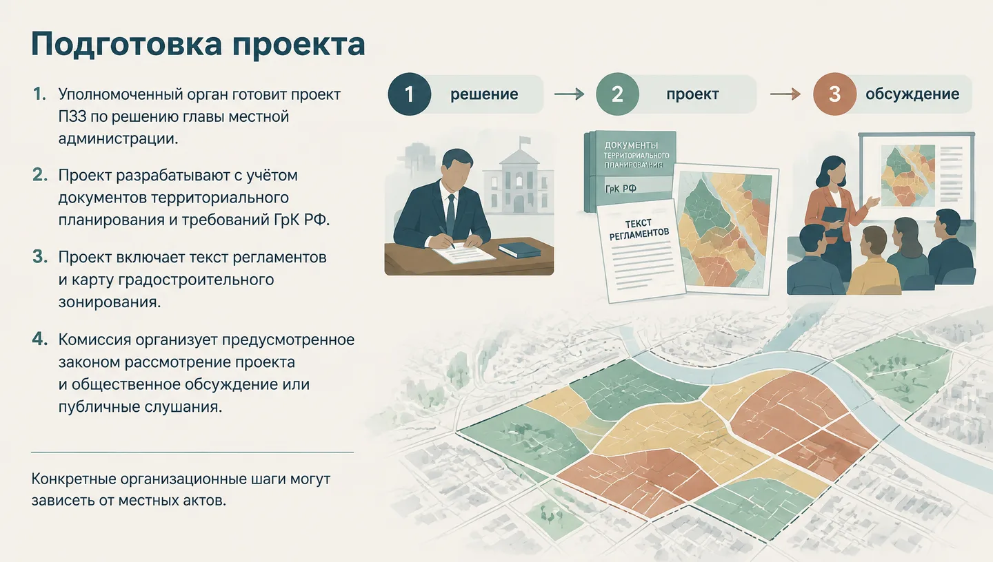 Подготовка проекта