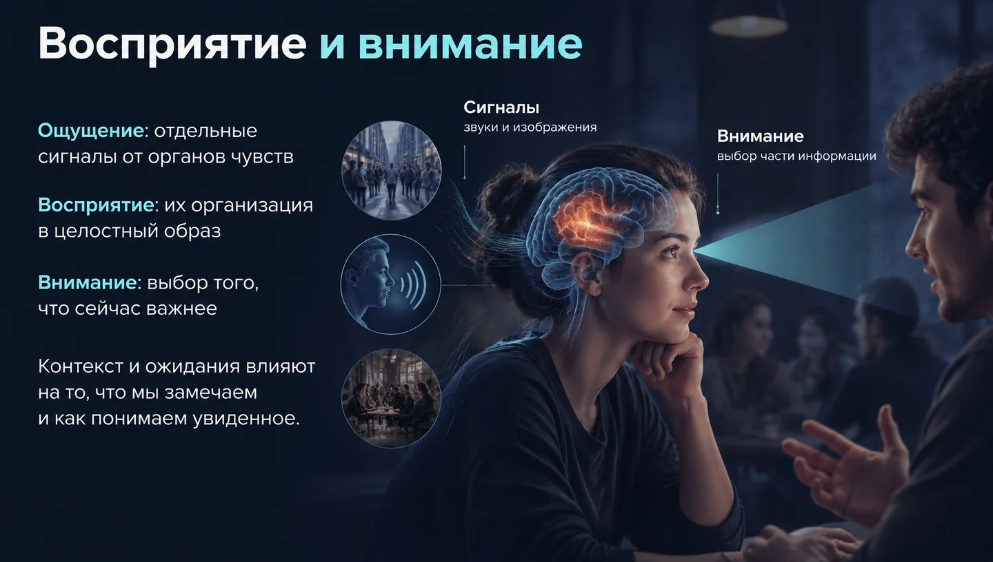 Восприятие и внимание