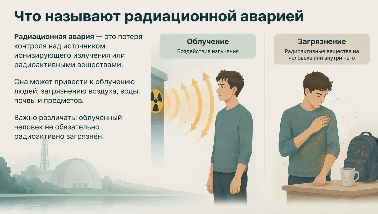 Что называют радиационной аварией