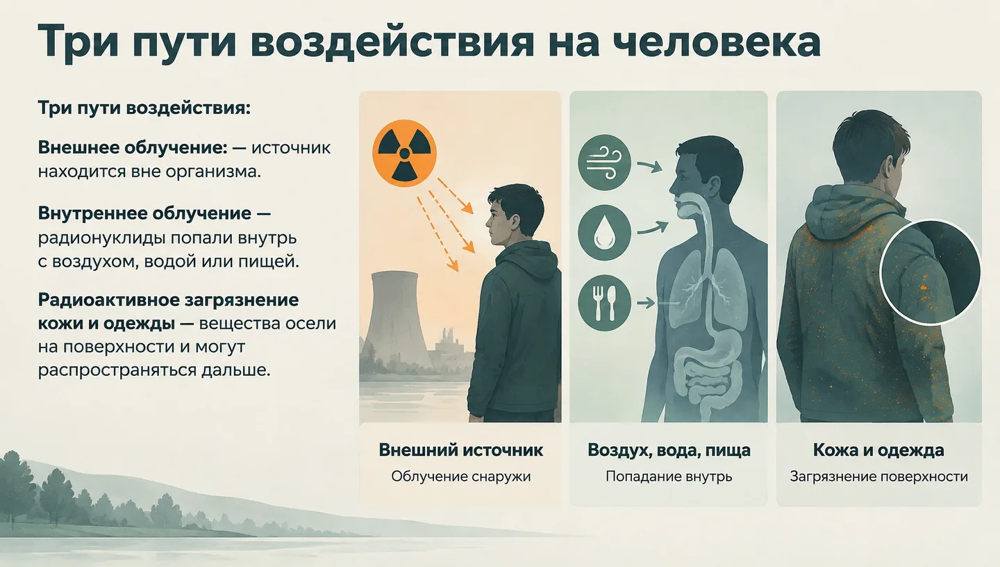 Три пути воздействия на человека