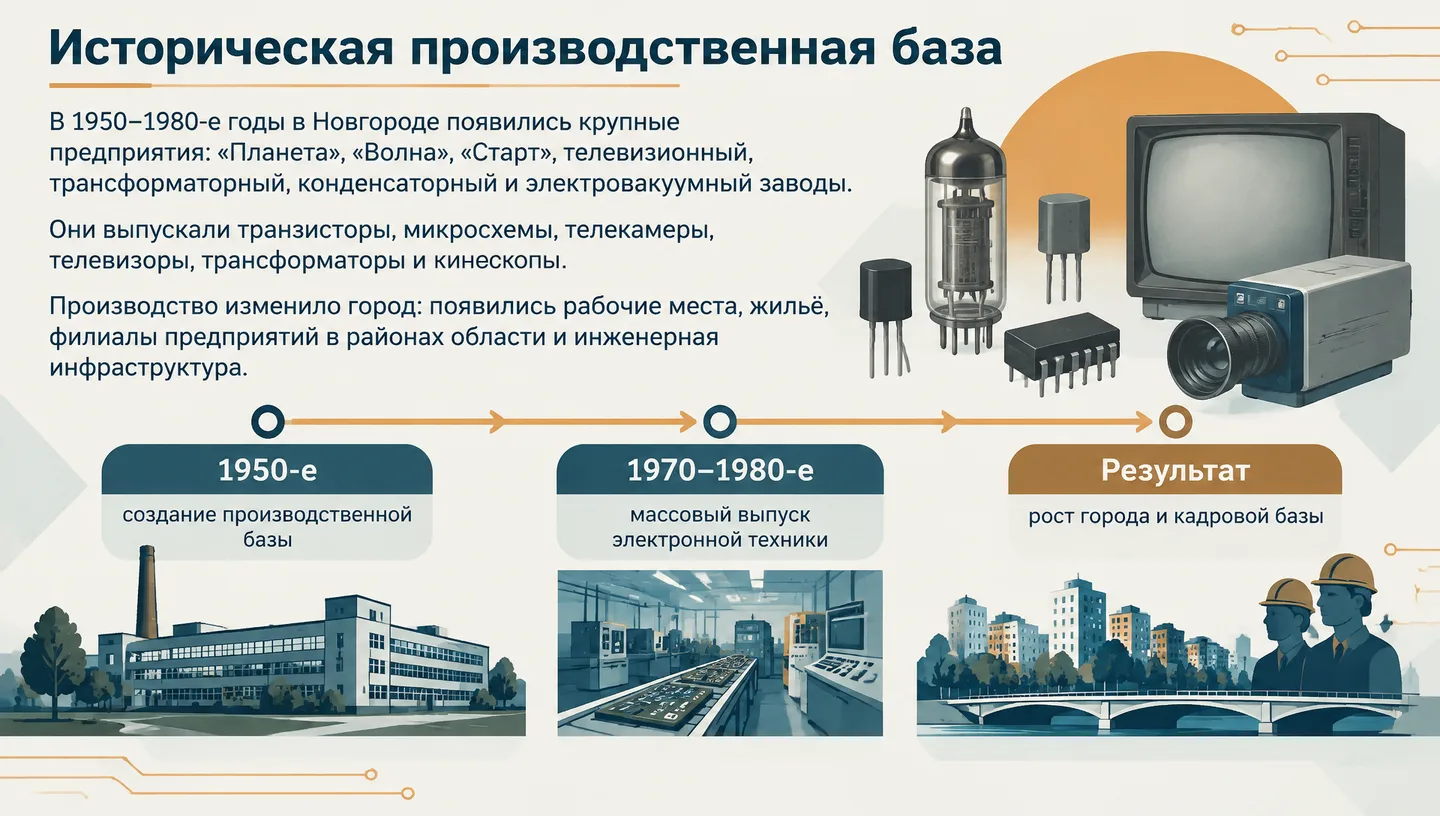 Историческая производственная база